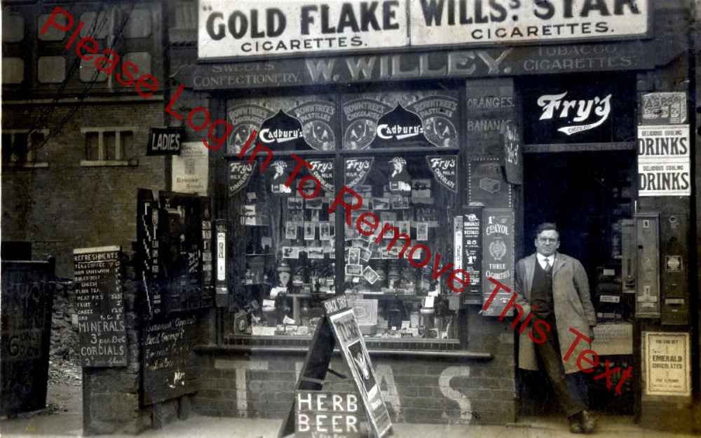 Walter Willeys Shop. Park Road, Elland